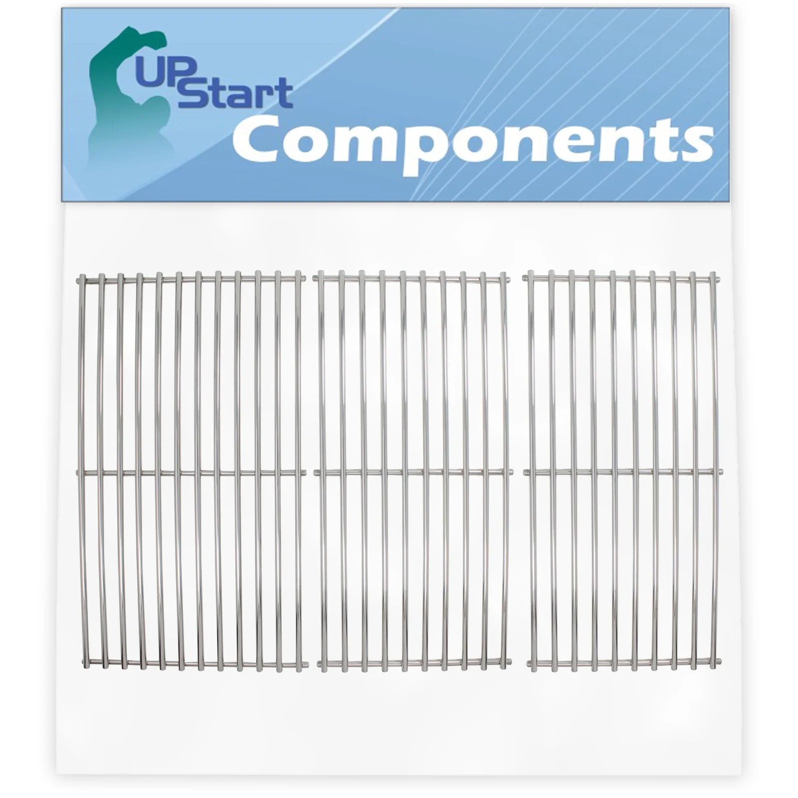 BBQ Grill Cooking Grates Replacement Parts for Brinkmann 810-9419-0 - Compatible Set of 3 Barbeque Grid