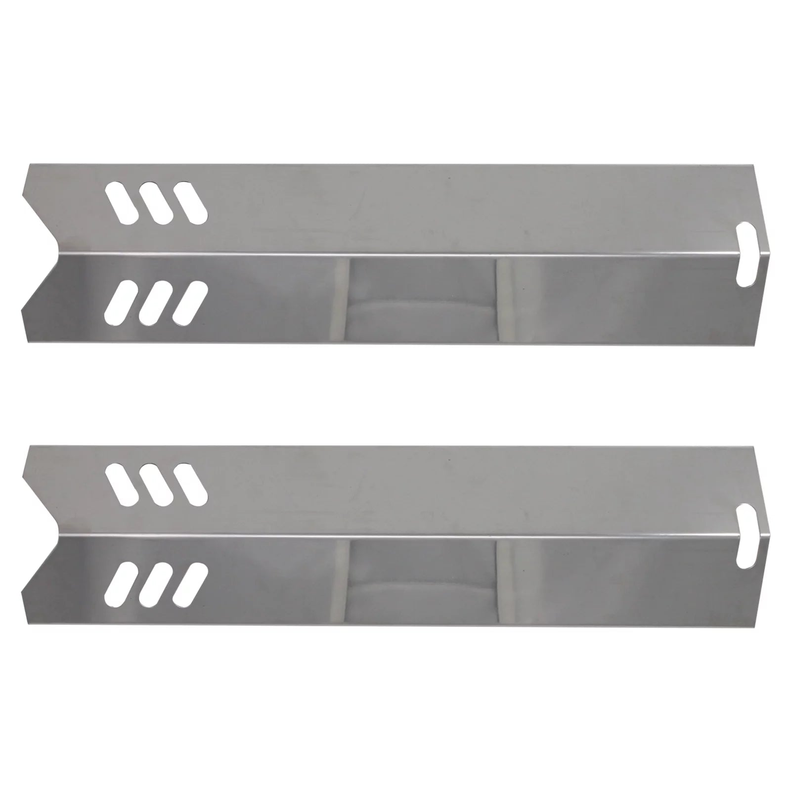 2-Pack BBQ Grill Heat Shield Plate Tent Replacement Parts for Dyna-glo Dyna-Glo DGF510SBP - Compatible Barbeque Stainless Steel Flame Tamer, Flavorizer Bar, Vaporizer Bar, Burner Cover 15