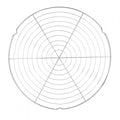 Regun Barbecue Holder,Round Shape BBQ Wire Mesh Grill Net Barbecue Grilled Grid Rack Outdoor Camping Picnic Tool