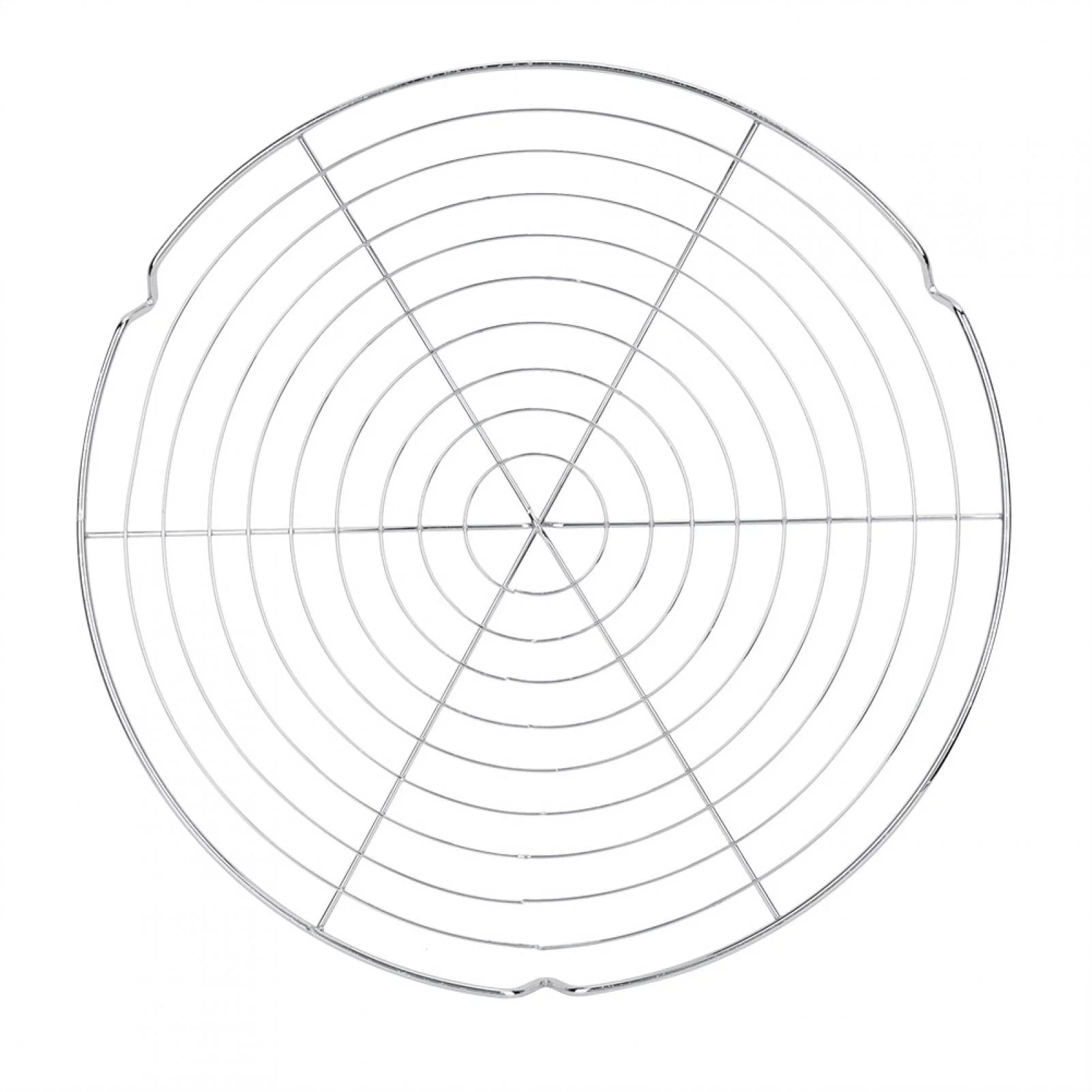 Regun Barbecue Holder,Round Shape BBQ Wire Mesh Grill Net Barbecue Grilled Grid Rack Outdoor Camping Picnic Tool