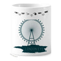 Britain UK London Eye United Kingdom Toothbrush Mug Cup Cartoon Lovely Pen Holder