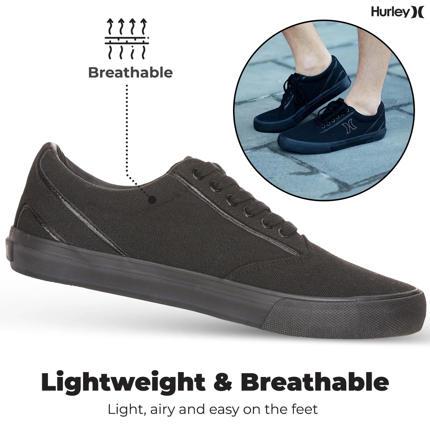 Hurley Men's Arlo Skate Shoe - Fashion Casual shoes for Men (12)