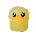 Casual Comfortable Winter Plush Lovely For Adult Cotton Soft Hat Duck Cap Baseball Cap YELLOW