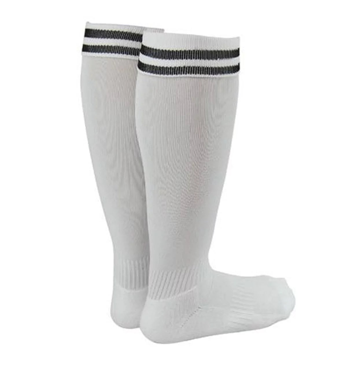 Lian Style Unisex Children 2 Pairs Knee Length Sports Socks for Baseball/Soccer/Lacrosse XS White