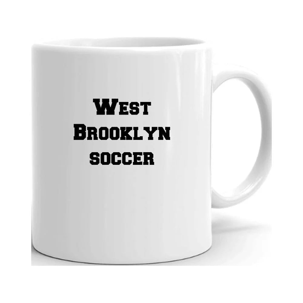 West Brooklyn Soccer Ceramic Dishwasher And Microwave Safe Mug By Undefined Gifts