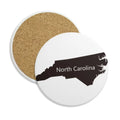The United States North Map Outline Coaster Cup Mug Tabletop Protection Absorbent Stone