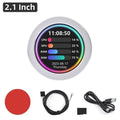/ 2.1 Inch IPS USB Secondary Screen Water Cooler Screen Music Spectrum Analysis  CPU RAM GPU Monitoring PC  AIDA64