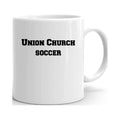 Union Church Soccer Ceramic Dishwasher And Microwave Safe Mug By Undefined Gifts