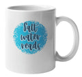 Salt Water Reads Beach Saying Coffee & Tea Mug Cup for Ocean Lover (11oz)