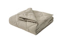St. James Home Microfiber Nano Blanket, Tan, Full/Queen
