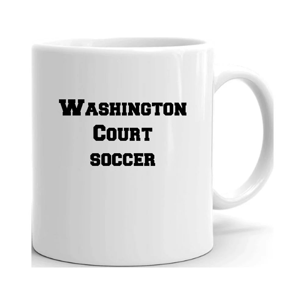 Washington Court Soccer Ceramic Dishwasher And Microwave Safe Mug By Undefined Gifts