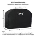 FEASTO 55 inches Outdoor Waterproof Gas Grill Cover,Charcoal Grill Cover,L55¡± x W23¡± x H42Grill Cover
