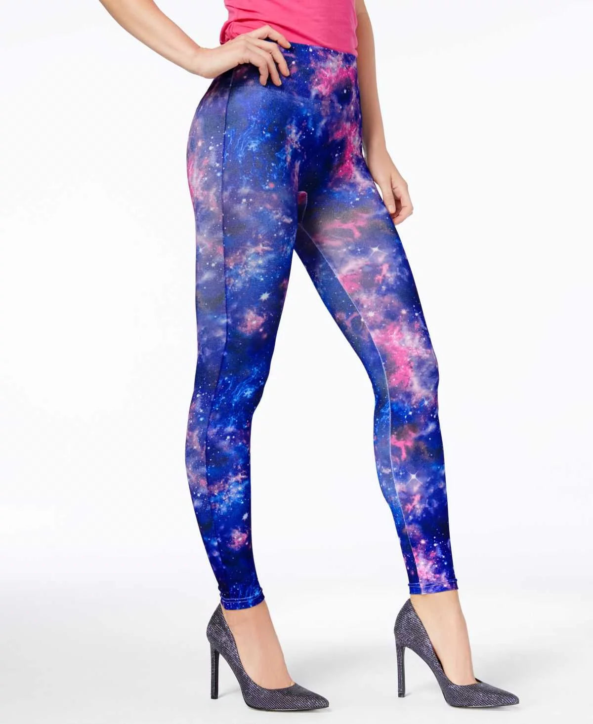 First Looks Women¡¯s Final Frontier Seamless Leggings, Final Frontier Space Print, Small/Medium
