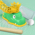 Baseball Pitching Machine Baseball Machine Pitching Ball Baseball Launcher Trainer Parent Child Interactive Toy for Toddlers Green