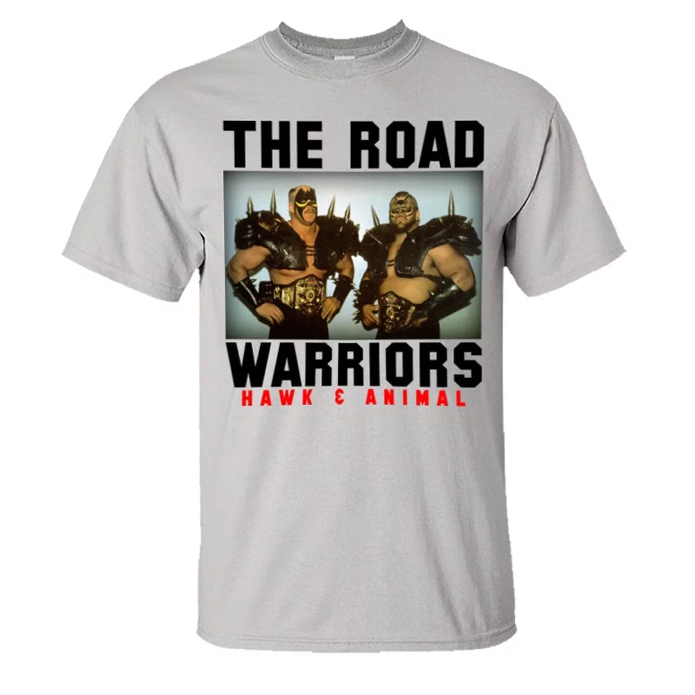 LICENSED Pro Wrestling Tees? Adult Mens Unisex Road Warriors Road Warriors Classic HQ Fashion Tee