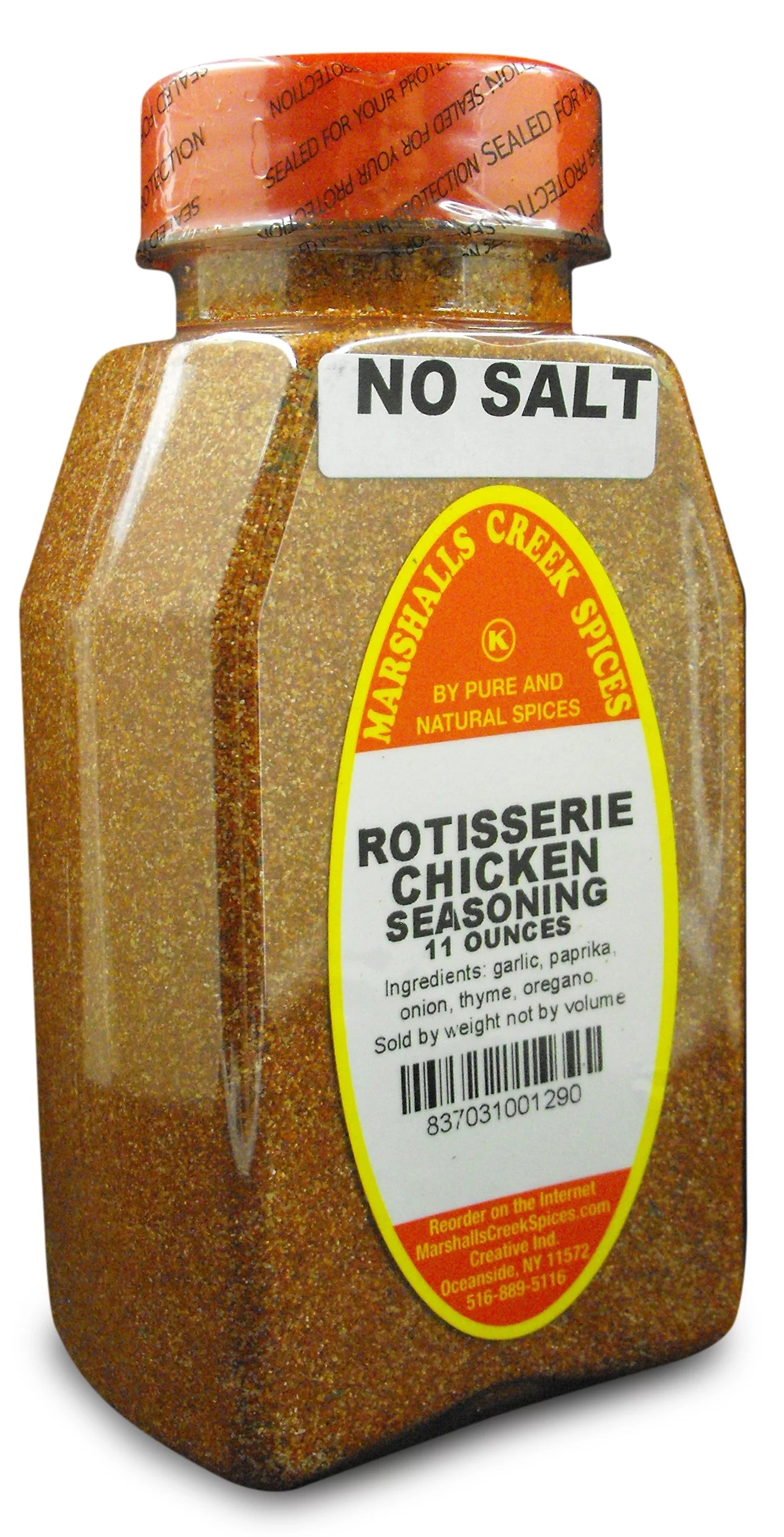 Marshalls Creek Spices ROTISSERIE CHICKEN SEASONING NO SALT 11 ounce