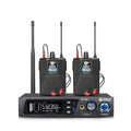 D Debra Audio PRO ER-102 UHF Single Channel, Wireless in Ear Monitor System (2 Receivers with Transmitter)