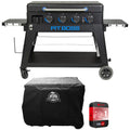 Pit Boss 10782 Portable 4-Burner Lift-Off Griddle, PB4BGD2 Bundle with Pit Boss Griddle Cover and 1 YR CPS Enhanced Protection Pack