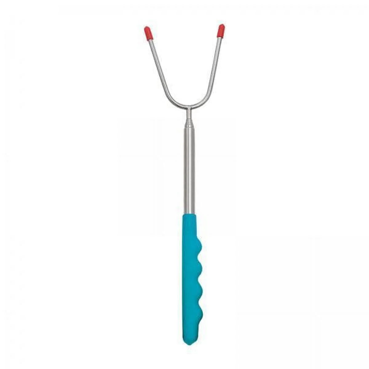 figatia 5xBarbecue Meat Fork Portable Metal Metal Kebab Skewers Camping Cooking Picnic blue