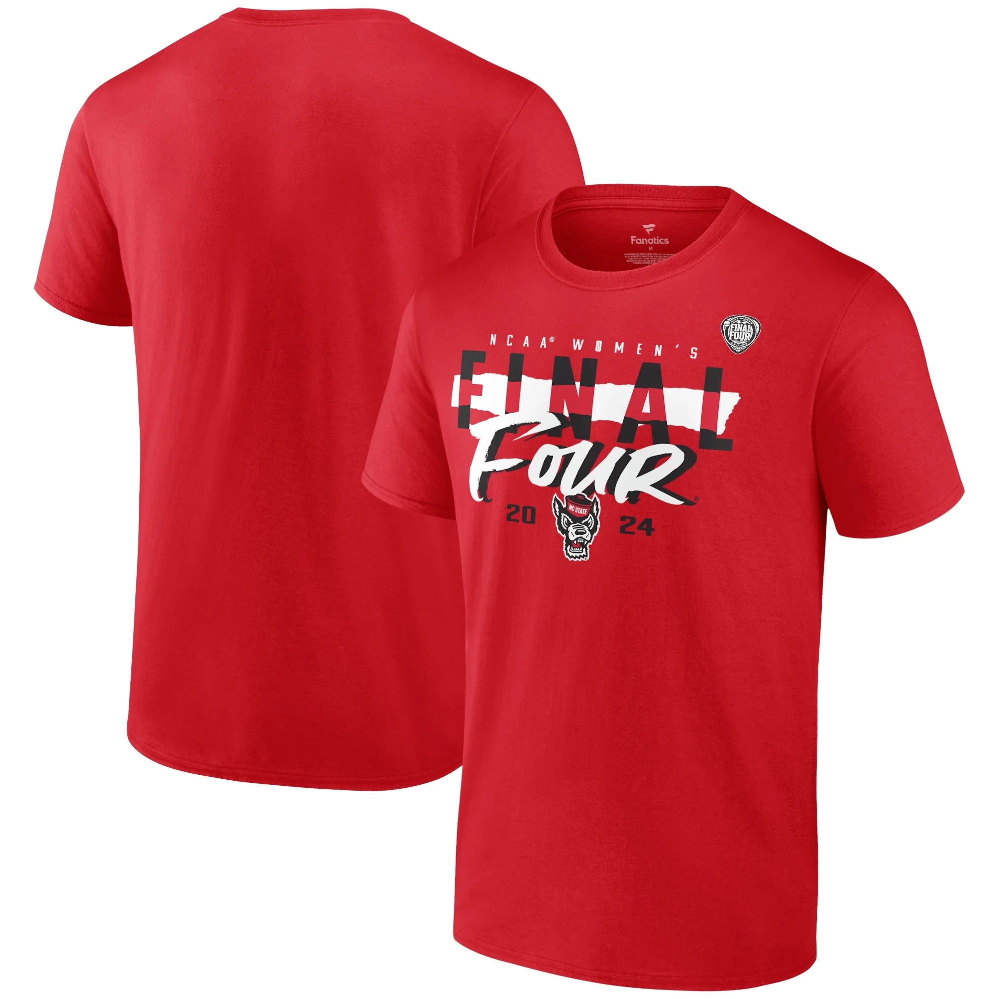 Men's Fanatics Branded  Red NC State Wolfpack 2024 NCAA Women's Basketball Tournament March Madness Final Four Power