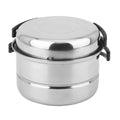 Qumonin Stainless Steel Camping Cookware Set for 2-3 People