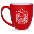 United Arab Emirates Eagle Ceramic Coffee Mug Tea Cup Gift (16oz Red)