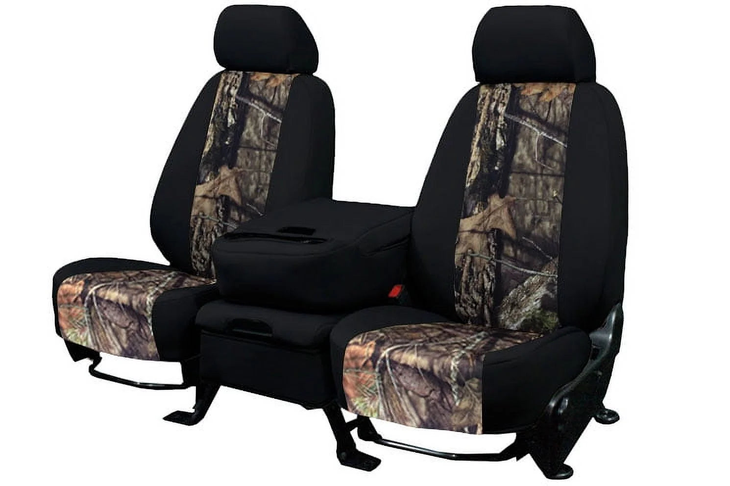 CalTrend Front Buckets Mossy Oak Seat Covers for 2013-2017 Buick/Chevy/GMG Enclave|Traverse|Acadia - CV536-76MB Brake Up Country Insert with Black Trim
