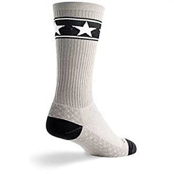 Socks - SockGuy - Lacrosse Padded LAX Stars L/XL Cycling/Running