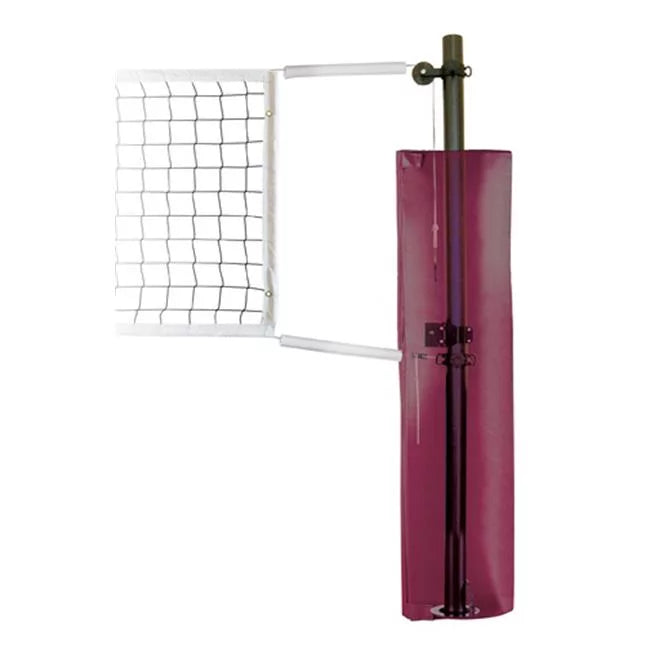 Sand Stellar Complete Aluminum Recreational Aluminum Volleyball System with Sleeves for Sand, Columbia Blue