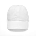 CafePress - Delta Tau Delta White Stacked Signature - Printed Adjustable Cotton Canvas Baseball Hat