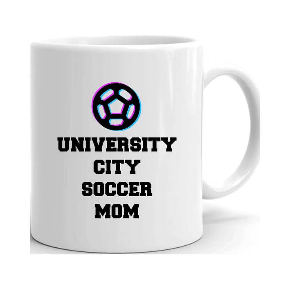 Tri Icon University City Soccer Mom Ceramic Dishwasher And Microwave Safe Mug By Undefined Gifts