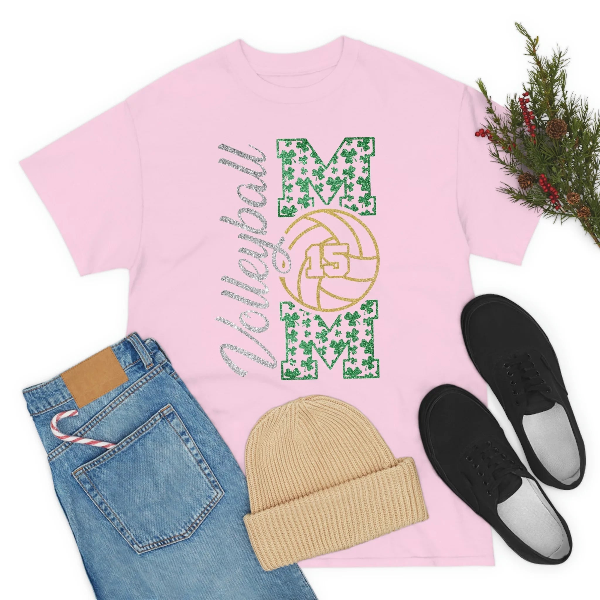 Familyloveshop LLC Custom Volleyball Mom,Volleyball Number Shirt R1210201c1