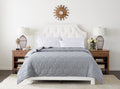 St. James Home Honeycomb Down Alternative Bed Blanket, Blue Granite, King