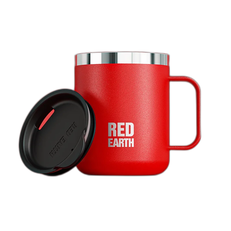 Europe And The United States Style Mug Stainless Steel Insulation To Keep Cold Coffee Cup Large Capacity Water Cup Thickened Cups White 380Ml-Black Cover 380Ml