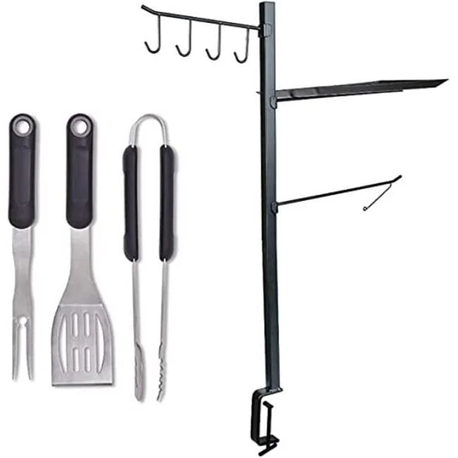 AK-74-AO-01 Grilling Accessories Set with BBQ Organizer, 5 Piece