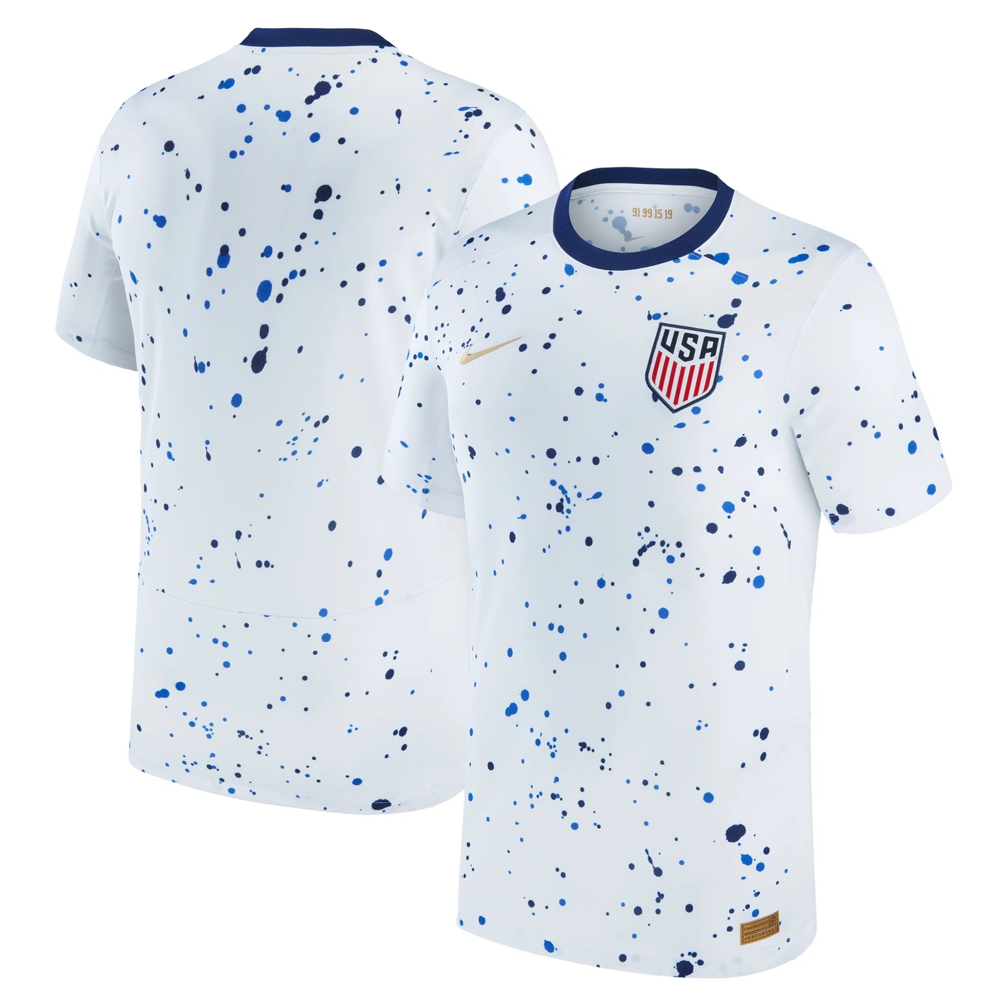 Youth Nike  White USMNT 2023 Home Replica Jersey