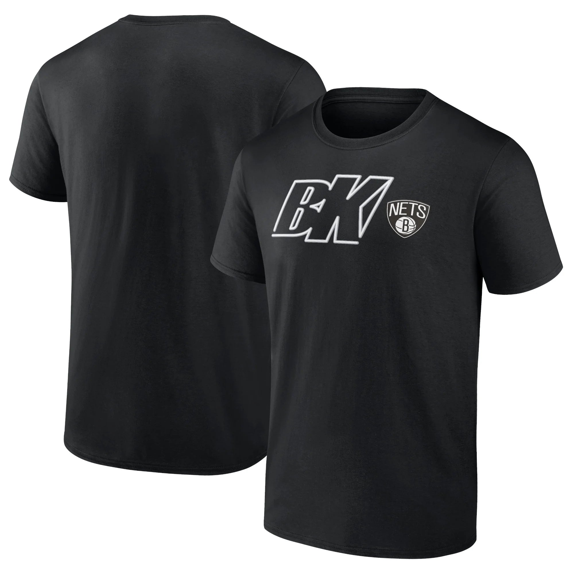 Men's Fanatics Branded Black Brooklyn Nets Full Court Press T-Shirt