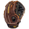 Mizuno Classic Series Fastpitch Softball Glove 13, Size 13, Left Hand: Black-Brown (F980)