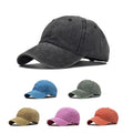 Bodychum Baseball Cap Cotton Washed Men Sports Hat Low profile Denim Adjustable Plain Solid Color Dad Hat for Men Women