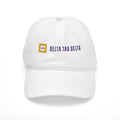 CafePress - Delta Tau Delta Full Color Signature - Printed Adjustable Cotton Canvas Baseball Hat