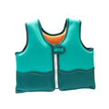 AMLESO Kids Swim Vest Buoyancy Swimming Aid Funny Swimming Flotation Device for Boating Green Dinosaur