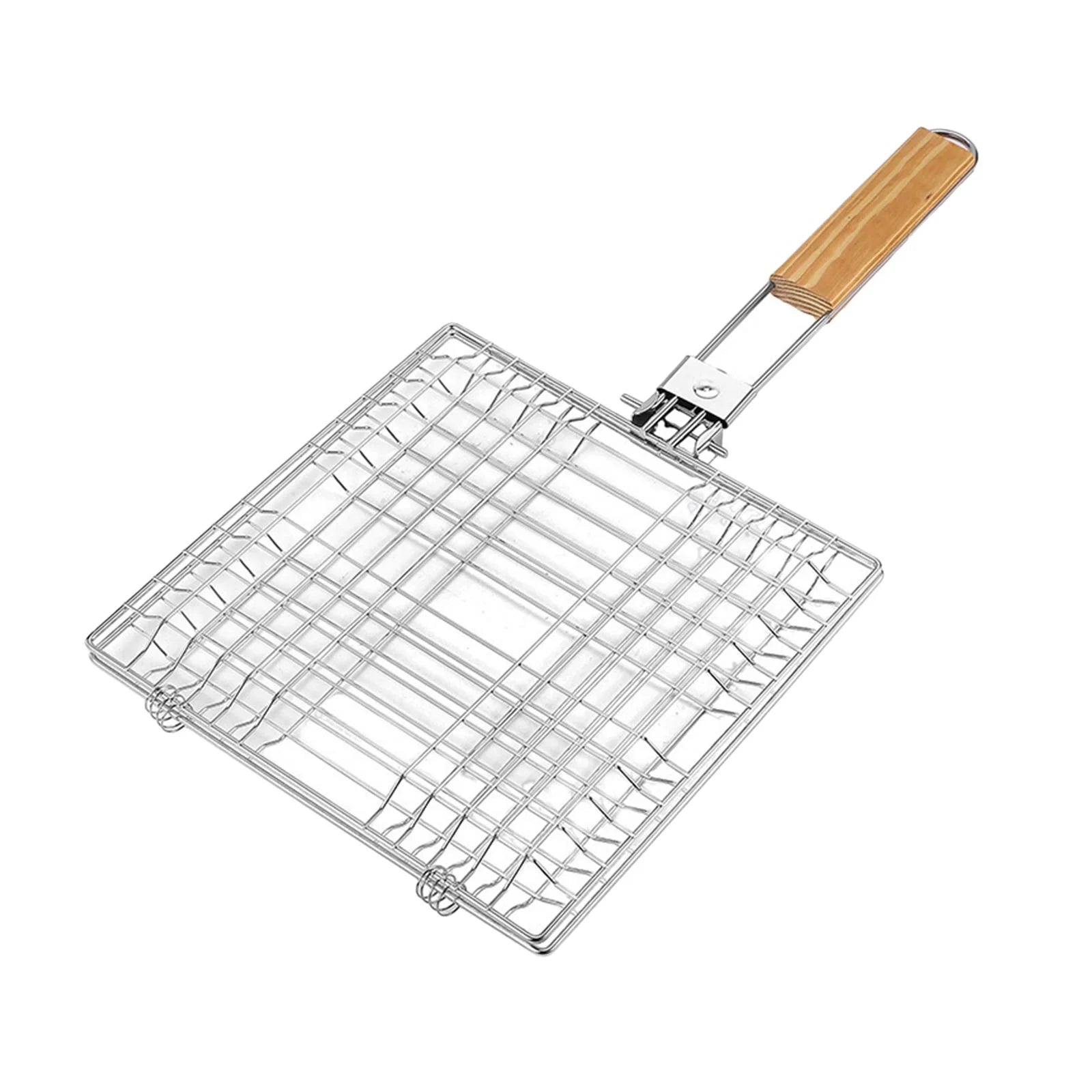Miulika BBQ Basket Grill Accessories Outdoor with Handle Nonstick Barbecue Rack for Grill es Grilling Basket for Vegetables Veggie