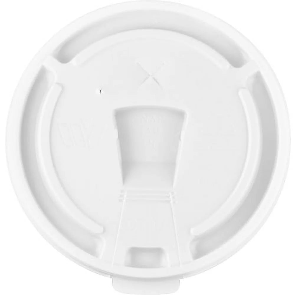 Genuine Joe 12oz-24oz Hot/Cold Foam Cup Lids 1000 / Carton - White