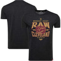 Men's Sportiqe Black Monday Night RAW x Cleveland Cavaliers Tri-Blend T-Shirt
