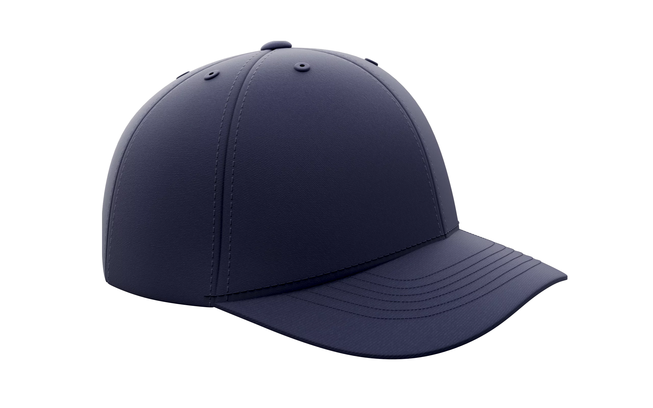 Great Call Athletics | Navy 6-stitch Combo Small/Medium Pro Flex Fit Umpire Hat Baseball Softball NFHS Ump Cap Poly Spandex