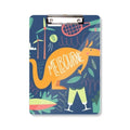 Melbourne Australia Kangaroo Tennis Surfing Clipboard Folder Writing Pad Backing Plate A4