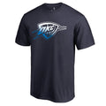 Men's Fanatics Branded Navy Oklahoma City Thunder Gradient Logo T-Shirt