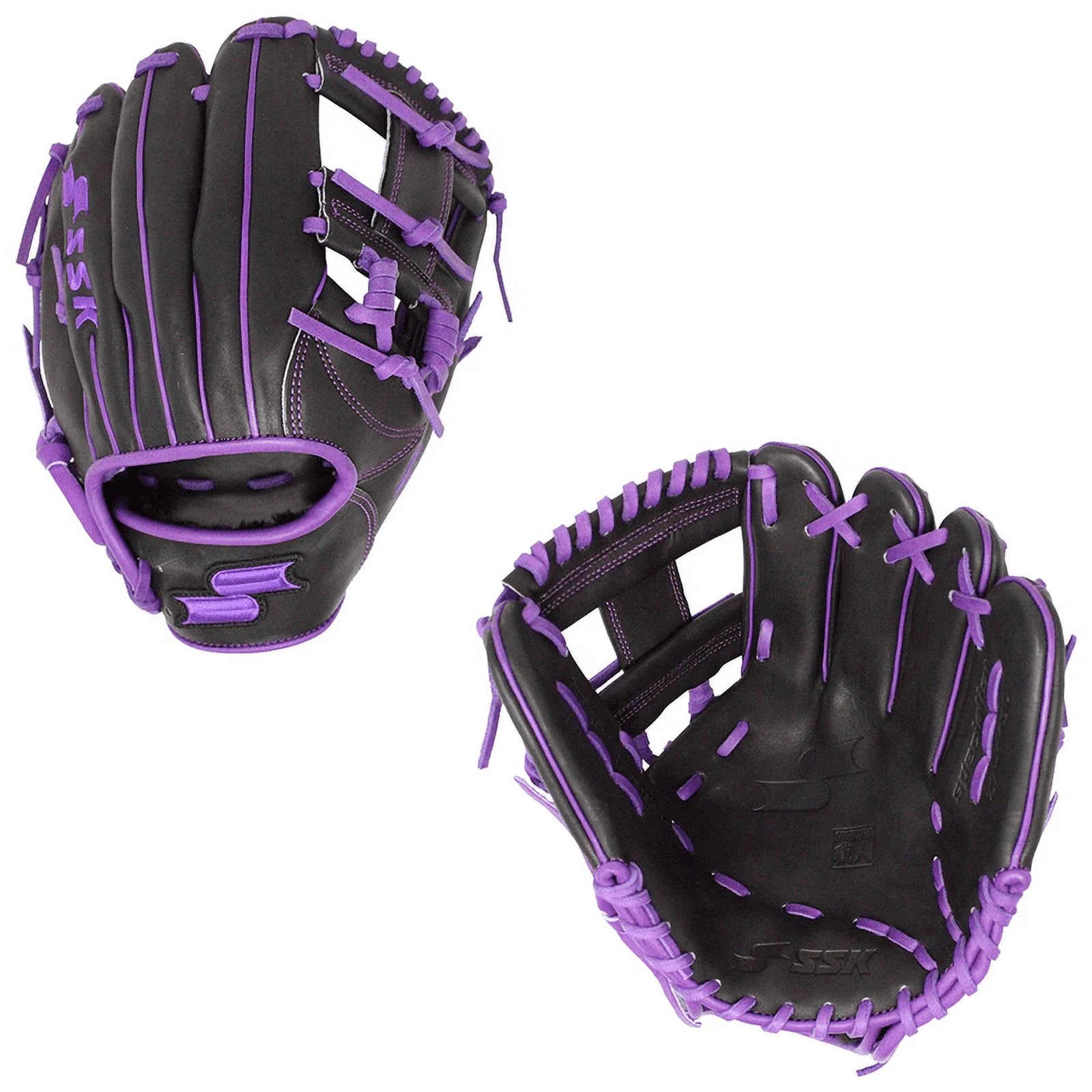 SSK Z7 Specialist 11.5 Infield Baseball Glove Z7-1150BLKPUR1