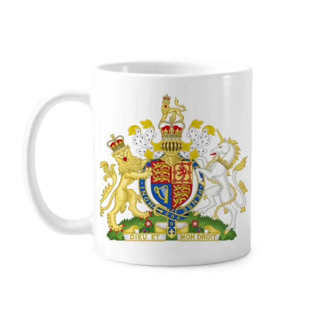 United Kingdom Europe National Emblem Mug Pottery Cerac Coffee Porcelain Cup Tableware