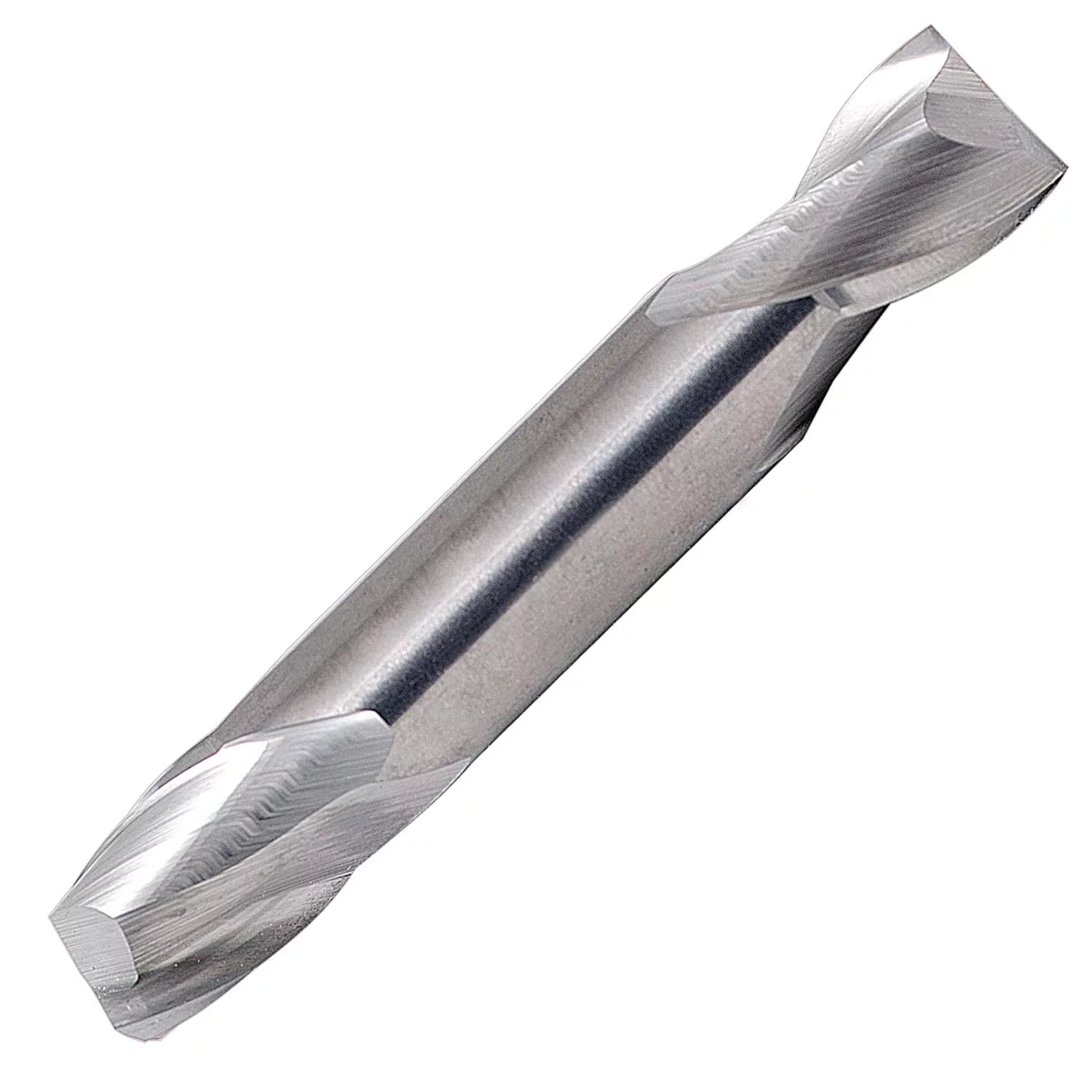 15/64 Diameter 2 Flute Double End Stub 30¡ã Carbide End Mill , 1/2Length of Cut, 1/4 Shank, 2-1/2 OAL